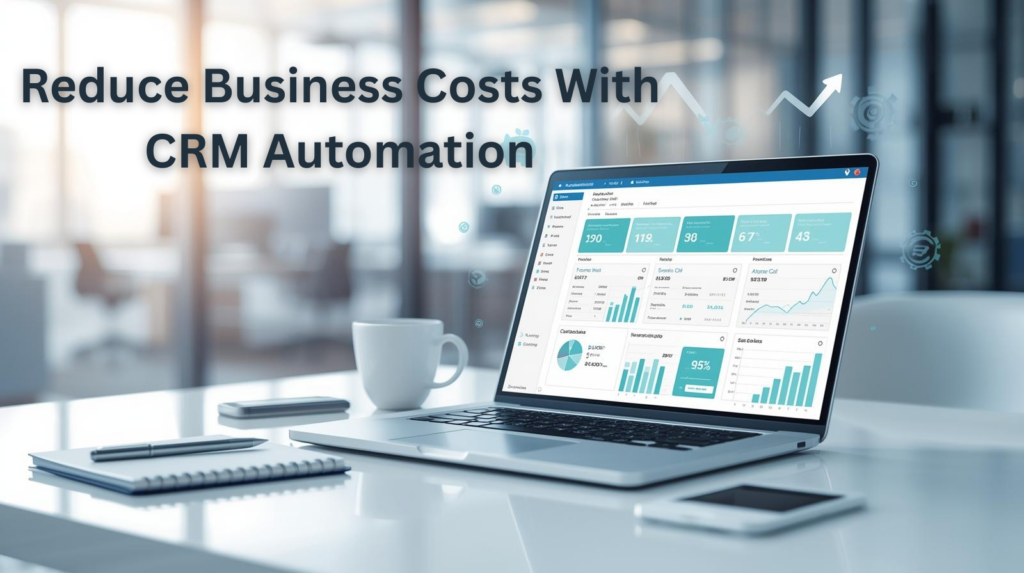 RM dashboard on laptop showing automation