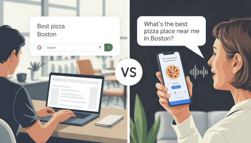 Voice Search vs Text Search